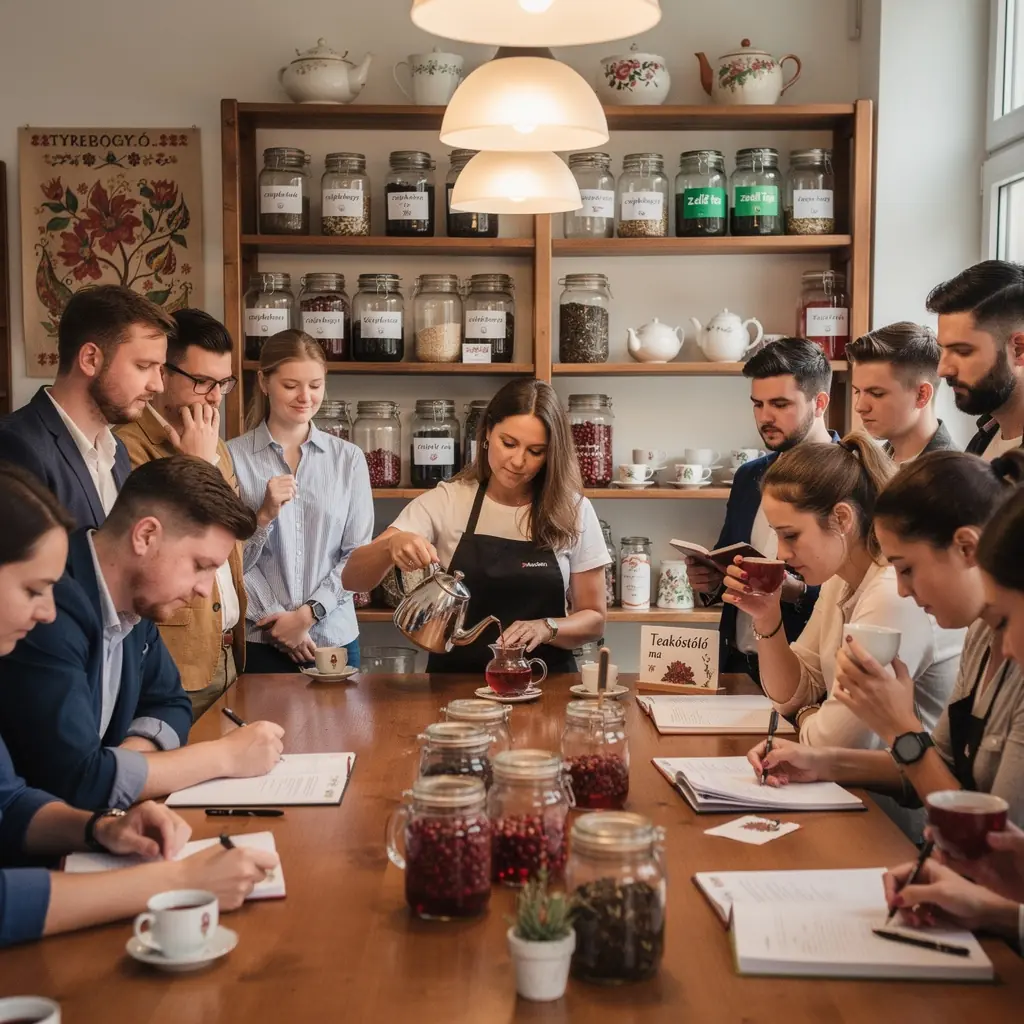Illatos gyógynövények, amelyek a csipkebogyó teát gazdagítják.