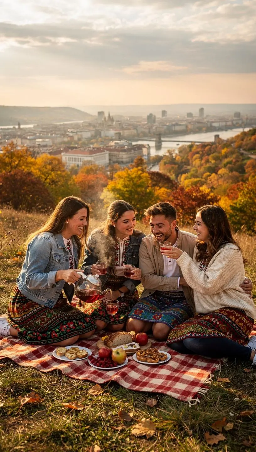 Egy tálban elhelyezett csipkebogyó tea, mézzel.